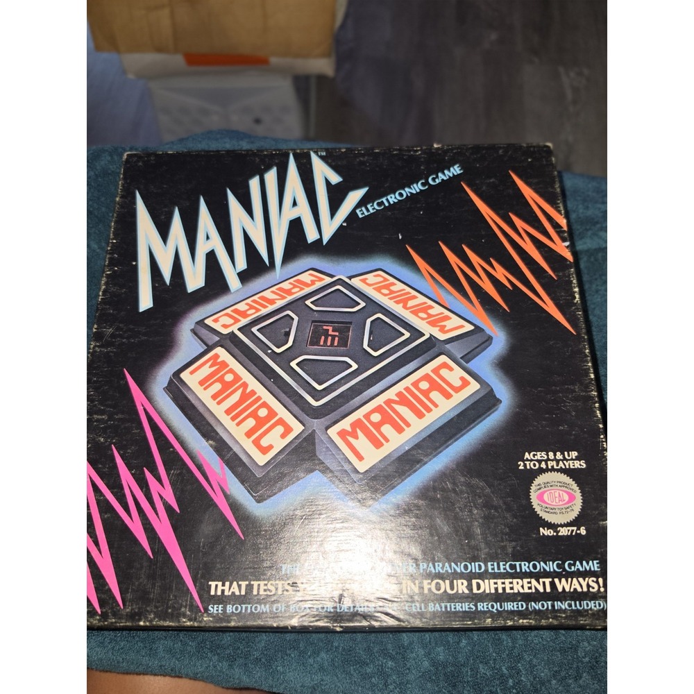 Vintage 1979 Maniac Electronic Game Ideal Corporation